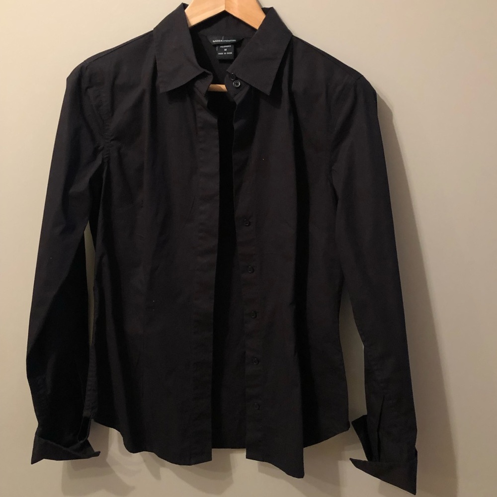 Black Button Down - image 3